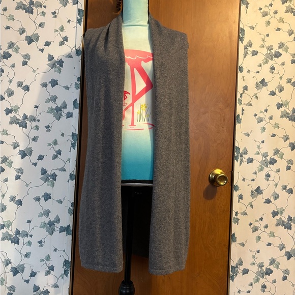 TAHARI PURE LUXE 100% CASHMERE CARDIGAN - Picture 1 of 8